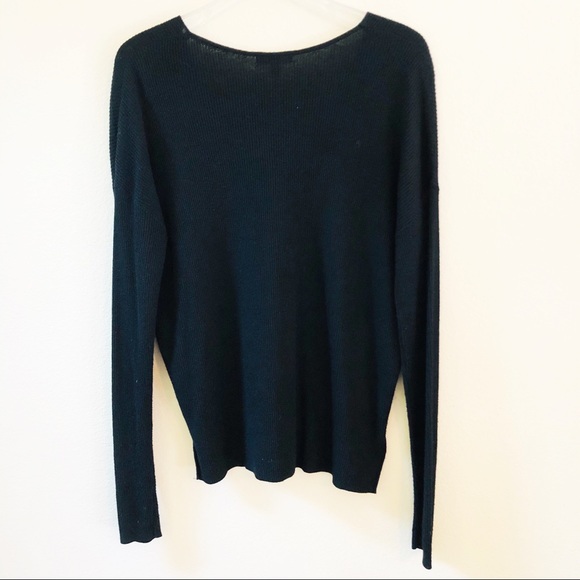 BP Black V neck Pullover Sweater Size Small - Picture 6 of 7
